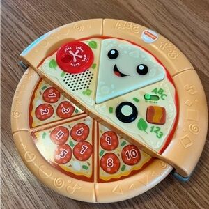 Exquisite toy pizza children's digital training teaching point reading machine